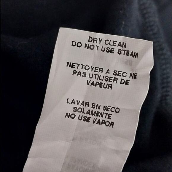 KAREN KANE! BLACK LONG SLEEVE, TIERED RUFFLE BOTTOM JERSEY DRESS! SZ M - Picture 10 of 11